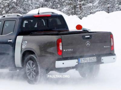 Nagyobb platót kap a Mercedes pickupja, az X-osztály